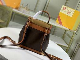 2022Famous Brand Designer Messenger Handbag Tote Leather Vintage Pattern Crossbody Handbag Purse New Shoulder Bag Clutch Tote H0047