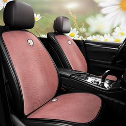 Car Seat Covers Universal Front Rear Seats Cushions Winter Cushion Lint Cover Mat Protect Interior Womancar Pad