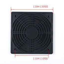 Fans & Coolings Black Plastic Dustproof Net For 13.5CM Cooling Fan Computer Gaming ATX MATX ITX 135MM Cooler Easy Clean Grille 135x135MM Mes