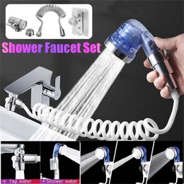 Faucet External Shower Hand Toilet Faucet Philtre Flexible Suit Wash Hair House Kitchen Sink Faucet Water Saving 200925