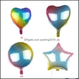Other Event Party Supplies Festive Home Garden Ll Colour Balloon Rainbow Love Ball Dhkgn
