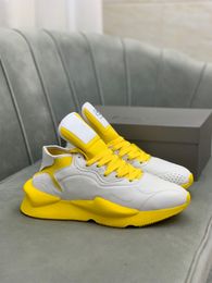 Top sale 2021 High Quality Y3 Kaiwa Yellow Shoes Chunky Yohji Shoes News Fashion Men Core Black White Red Casual Sneakers Trainers