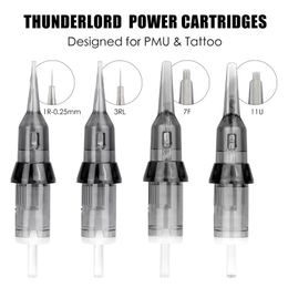 Thunderlord Power Tattoo Needle Liner Shader Permanent Makeup Cartridge 1R 7F For Universal Machine Pen est 220316