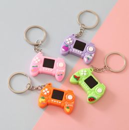 Silicone Game Machine Keychain & Keyring Cute Gamepad Boyfriend Joystick Key Chain Bag Car Hanging Key Ring