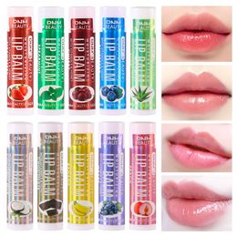 Fruit Lip Balm Moisturizing Hydrating Lipstick Natural Colorless Lipgloss Lips Care Mask