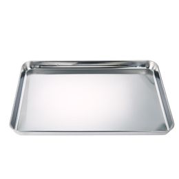 Square Pan Bakeware Oven Sheet Stainless Steel Heavy baking Sheet Nonstick Cooking Pan Tray for Pizza Fries T200111