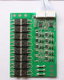 Integrated Circuits 8S 60A lifepo4 BMS PCM 24V protection board with balancing for battery cell pack