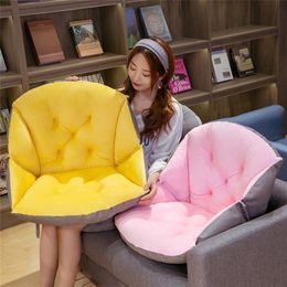 Semi-Enclosed One Seat Chair Cushions for Office Dinning Chair Desk Seat Cushion Warm Comfort Seat Pad 2 Size 220402
