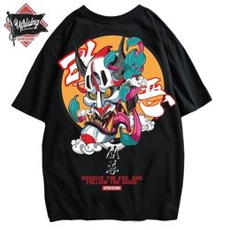 UPRIISING harajuku TEE street personality Ghost Hip hop T SHIRT Europe and America Short sleeve tshirt 220521