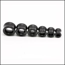 Body Arts Black Western Hollow Wood Ear Plugs Tunnels Fashionable Expander Piercing Jewellery For Men And Women D Topscissors Dhvgs