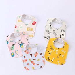 Hair Accessories Liner Waterproof Washable Baby Bib Summer Thin Cotton Children's U-shaped Saliva Towel Sleeve Bibs Born 0-12MHair