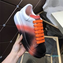 2022-Luxury designer man casual shoes women Graffiti espadrilles flats platform shoe oversized Luxury sneaker espadrille flat sole sneakers