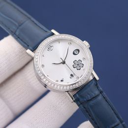Women's High Quality Fashion Watch 8215 Mechanical Movement 316 Stainless Steel Case Sapphire Crystal Glass Scratch Resistant Leather Strap luxury watches 2022
