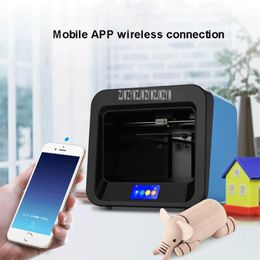 Printers Desktop 3d Printer Full Metal Frame High Precision Support Phone APP Control Built-in Wifi 4.3inch LCD Touch ScreenPrinters