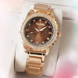 High-End Brand Famous Luxury Women's Watch Gold Diamonds Relojes Stainless Steel Rolse Waterproof Elegant Clock Fashion Factory Wholesale Price Wristwatch