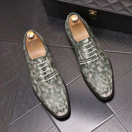 luxury shoes Fashion men dress shoes Brush Men's Casual Flats Wedding Party society business footwear