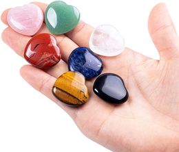 2cm Heart Shaped Stones Party Favour Natural Heart Love Stone for Balancing Reiki Healing Meditation Massage Energy Yoga and Decoration