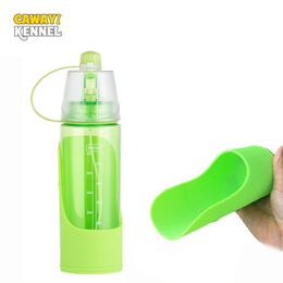 CAWAII KENNEL Dog Water Bottle Dispenser Pet Feeders Bowls for Dogs Cats DualUse Human Spray Type Drinking Y200917