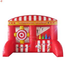 Free Ship Outdoor Activities 3.5x2x2.2mH commercial inflatable archery dart board and havor ball carnival game for sale