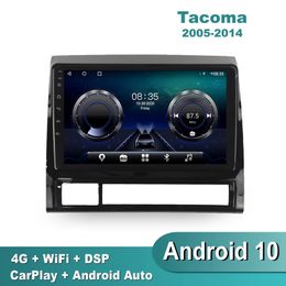 Car dvd GPS Navi Head Unit Player for 2005-2013 TOYOTA TACOMA/HILUX America Version Android 10.0 9" Support DVR Rear Camera