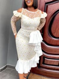 Vestido Blanco Hombro Frio Oferta Online | DHgate.com