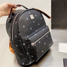 backpack designer luxury designers bookbags fashion all-match solid color Large capacity multifunction schoolbag221227