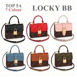 Ladies Fashion Designer High Quality 5A LOCKY BB Shoulder Bags M44141 M44080 MINI Messenger Bag Handbag 7 Colours