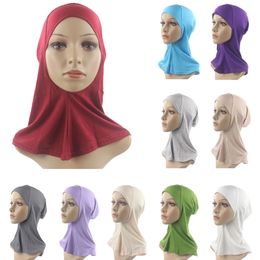 Beanie/Skull Caps Underscarf Veil Full Cover Neck Headscarf Inner Hijab Caps Scarf Hat Bone
