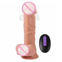 NXY Dildos Anal toys Hansen Wireless Remote Control Vibration Simulation Penis Female Fun Masturbation Vibrator Adult Sex Products Fake 0324