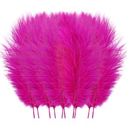 wedding table feathers UK - Party Decoration 10pcs lot Natural Multicolor Ostrich Feathers Wedding Home Diy Floating Plumes Table Centerpiece Crafts 5WParty