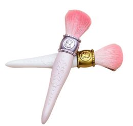 Hot sell les Merveilleuses LADUREE Cheek/Powder/Foundation Brush Cameo Porcelain Design - Beauty Makeup Blender Brushes Tools