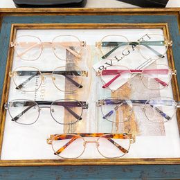 Popular Mens Ladies Flat Eyeglasses BV4517B Oval Classic Casual Decorative HD Lens Ladies Glasses Top Quality With Original Box