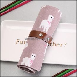 Storage Bags Home Organisation Housekee Garden Japan And South Korea Small Fresh Creative Bandage Roller Curtain Pencil Case Pen Makeup Br