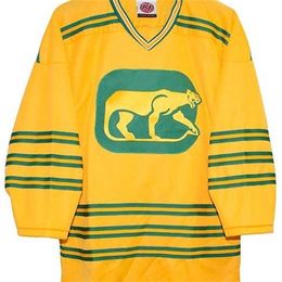 Chen37 Real white Men real Full embroidery Vintage Chicago Cougars Home Hockey Jersey 100% Embroidery Jersey or custom any name or number Jersey