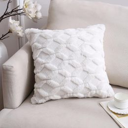 Cushion/Decorative Pillow Fluff Fur Case Cover Sofa Plush Pillowcase Cushion For Living Room Decoration Nordic Hug Throw Covers Home Decor