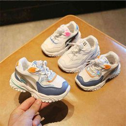 Baby Soft bottom non-slip sneakers Fashion Breathable Mesh Casual Children Shoes Light bottom non-slip Toddler Sneakers EUR21-30 G220517