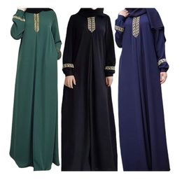scarf dresses Canada - S-5XL Luxury Middle East Pakistani Womens Dress For Without Scarf Muslim Kaftan Abaya Dubai Islamic Maxi Dresses Clothing J2001