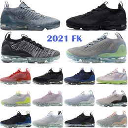 2021 FK Running Shoes Mens White Black Metallic Silver Anthracite Obsidian University Red Monochrome Oreo Platinum Womens Platform Grey Volt Sneakers Trainers