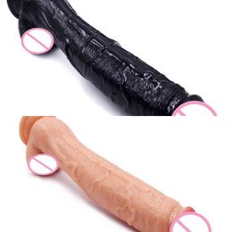 Nxy Dildos 12 Inch Oversized Penis Female Adult Masturbation Products Phallus Game 0316
