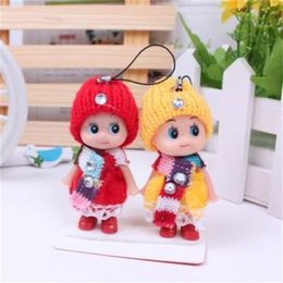 Party Supplies Kids Toys Dolls Soft Interactive Baby Doll Toy Mini For Girls Gift Hat Beauty Pendant Backpack Mobile Phone Pendants Make Kid More