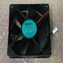 NIDEC D09A-12TU 03 12V 0.20A 92*92*25MM 9CM Two-wire inverter fan