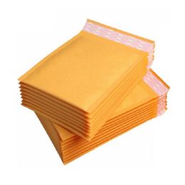 Gift Wrap Thickened Kraft Paper Bubble Envelopes Bags Mailers Padded Envelope With Mailing Bag Business SuppliesGift