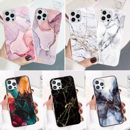 Luxury Marble Soft TPU Cases For Xiaomi Poco X3 Pro NFC F3 Mi A3 Redmi Note 10 9 9S 9T 8T 8 9A 7A 7 10T Lite Capa Cover