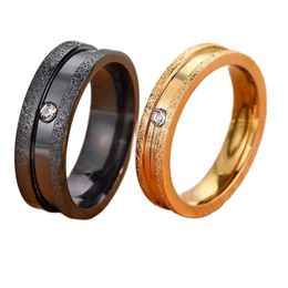 men fine jewelry UK - Wedding Rings Fashion Gold Plated Engagement Couple Finger Ring Simple Style Fine Jewelry For Men Woman Anniversary GiftWedding