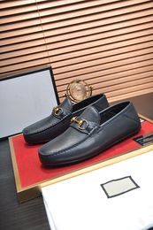 Luxury Brand Mens Dress Loafers Shoes Slip On Wedding Dress Casual Real Leather Office Summer Shoe