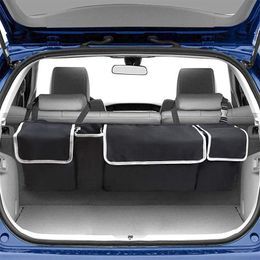 Car Organiser Trunk Large Capacity Oxford Universal Back Seat Storage Bag Auto Stowing Tidying Interior Accessories SupplieCar