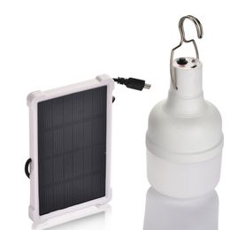 Solar Powered Rechargeable Led Bulb Emergency Charging Lamp