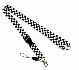 Cell Phone Straps & Charms 30pcs/lot Note Piano black with white Chequered keys Removable Key Chain Lanyard ID Holder Badge long strap wholesale #3