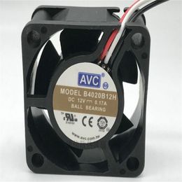 AVC B4020B12H 4CM 4020 12V 0.17A 3-wire cooling fan