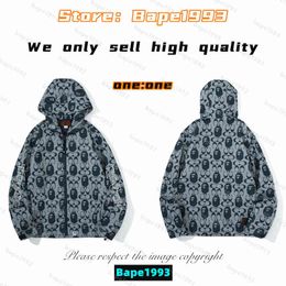 High quality Apes Mens Hoodies & Sweatshirt Japan shark B ape head Galaxy spots luminous camo Male and female couples with the same model5S40